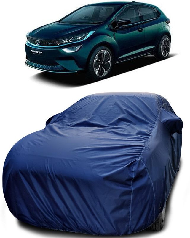 AutoBurn Car Cover For Tata Altroz EV (With Mirror Pockets)  (Blue)