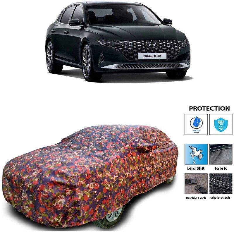 Ascension Car Cover For Hyundai Grandeur (With Mirror Pockets)  (Multicolor)