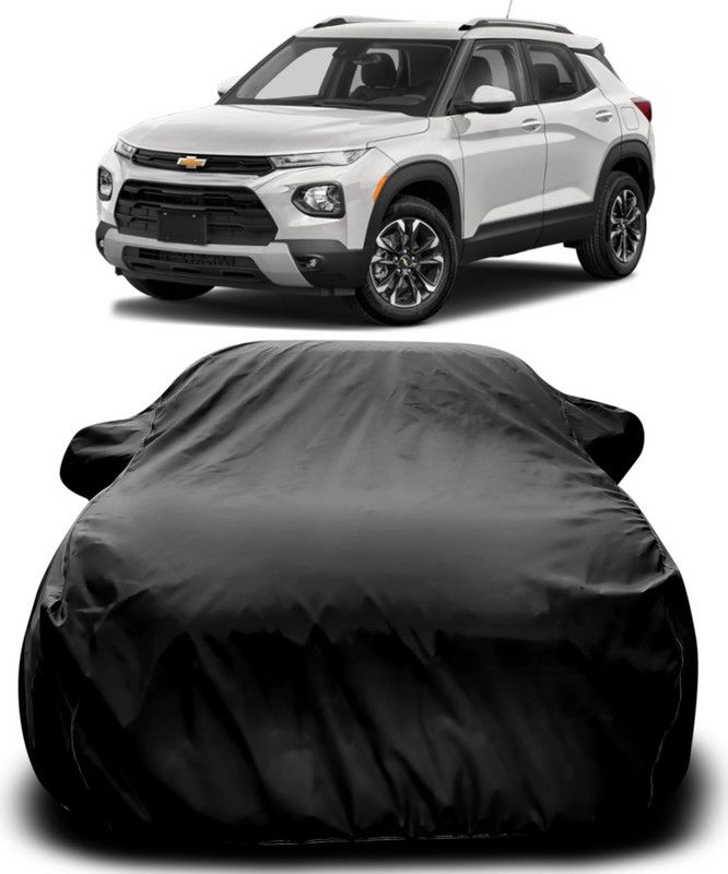Genipap Car Cover For Chevrolet Trailblazer (With Mirror Pockets)  (Black)