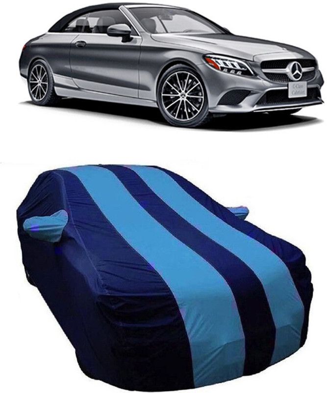 AutoTiger Car Cover For Mercedes Benz B-Class Facelift (With Mirror Pockets)  (Blue, Blue)