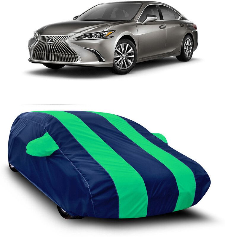 AutoTiger Car Cover For Lexus ES (With Mirror Pockets)  (Blue, Green)