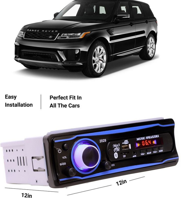 EverLand Blue Stereo-999 BLUETOOTH/USB/SD/AUX/FM/MP3 (BLUE & Black)-0-253 Car Stereo  (Single Din)