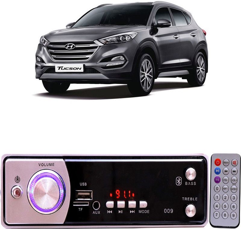 Purpleheart Silver009 BLUETOOTH/USB/SD/AUX/FM/MP3 Car Stereo ( Single Din) P-203 Car Stereo  (Single Din)