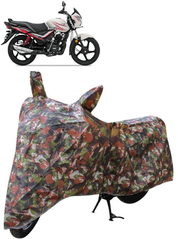 AutoKick Two Wheeler Cover for TVS  (Star City, Multicolor)