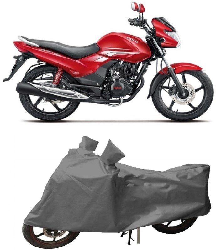 MoTRoX Two Wheeler Cover for Royal Enfield  (Bullet 350, Grey)