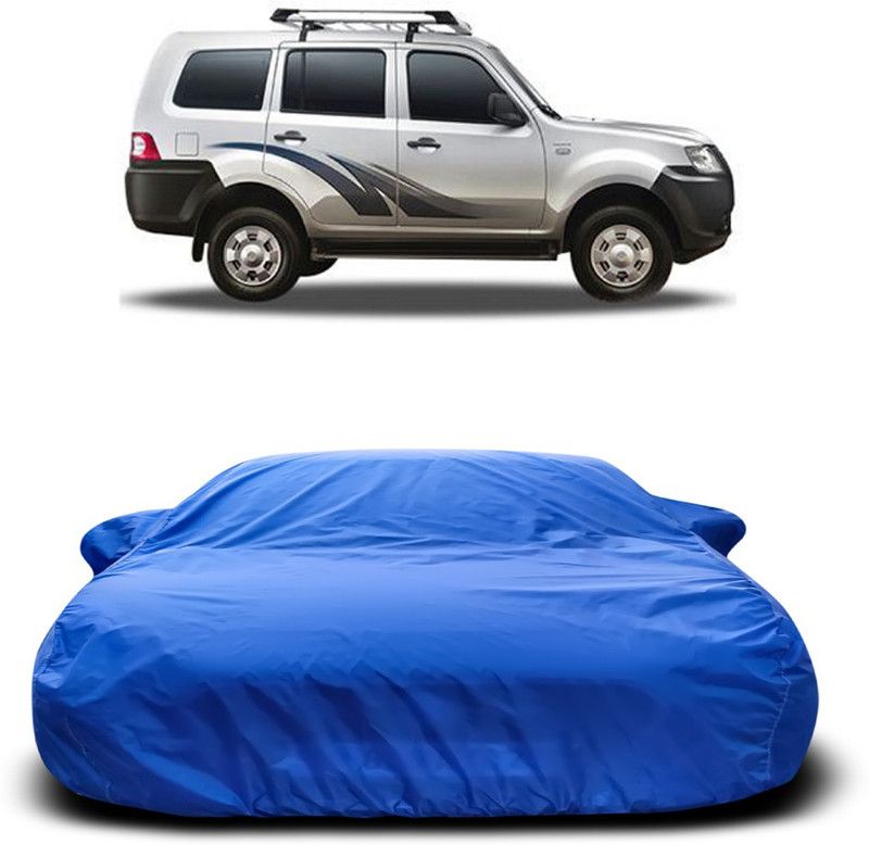 Ascension Car Cover For Tata Movus (With Mirror Pockets)  (Blue)