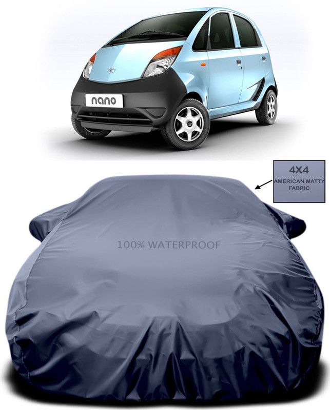 AUTOGARH Car Cover For Tata Nano (With Mirror Pockets)  (Grey)