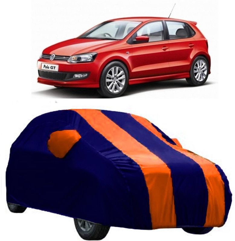 AutoKick Car Cover For Volkswagen Polo GT (With Mirror Pockets)  (Orange)