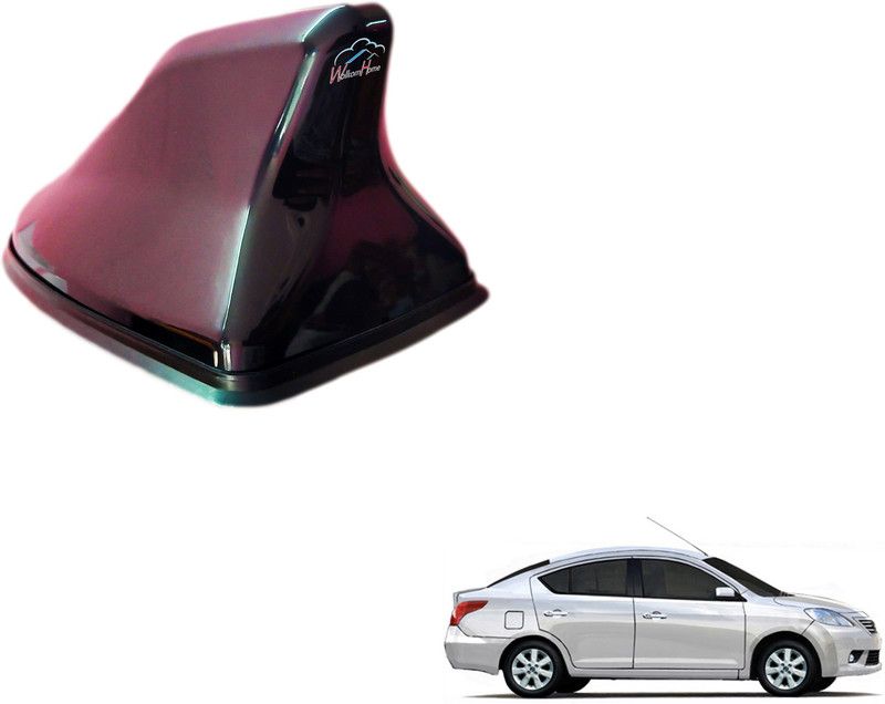 WolkomHome High performance Shark Fin Antenna Black color Car FM Radio Signal Aerials for Sunny Sfin_Black_ Satellite Vehicle Antenna