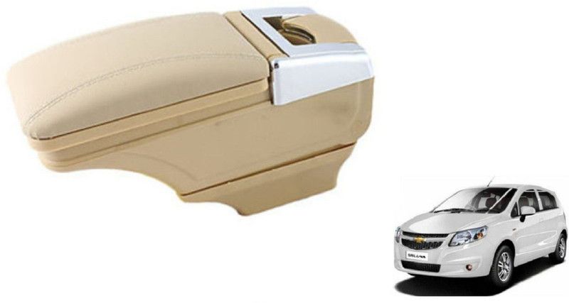 Auto Oprema Centre Car Armrest Beige Color Aar-239 Car Armrest  (Chevrolet, Sail UVA)