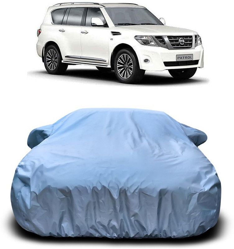 Genipap Car Cover For Nissan Patrol (With Mirror Pockets)  (Silver)