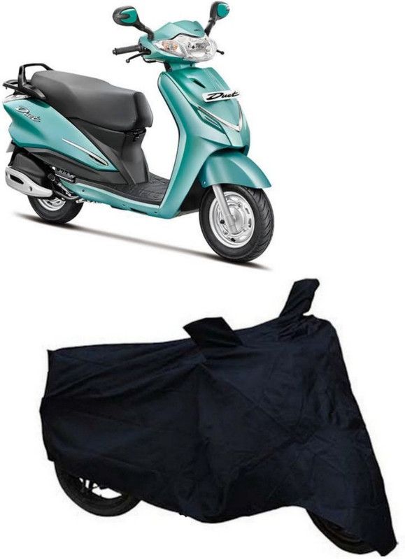 JYENTERPRISES Two Wheeler Cover for Hero  (Duet, Black)