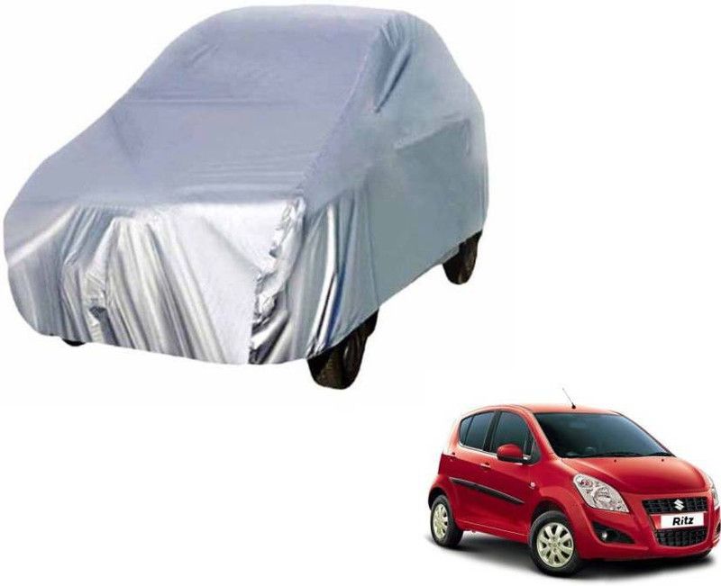 ask Car Cover For Ford Fiesta (Without Mirror Pockets)  (Silver)