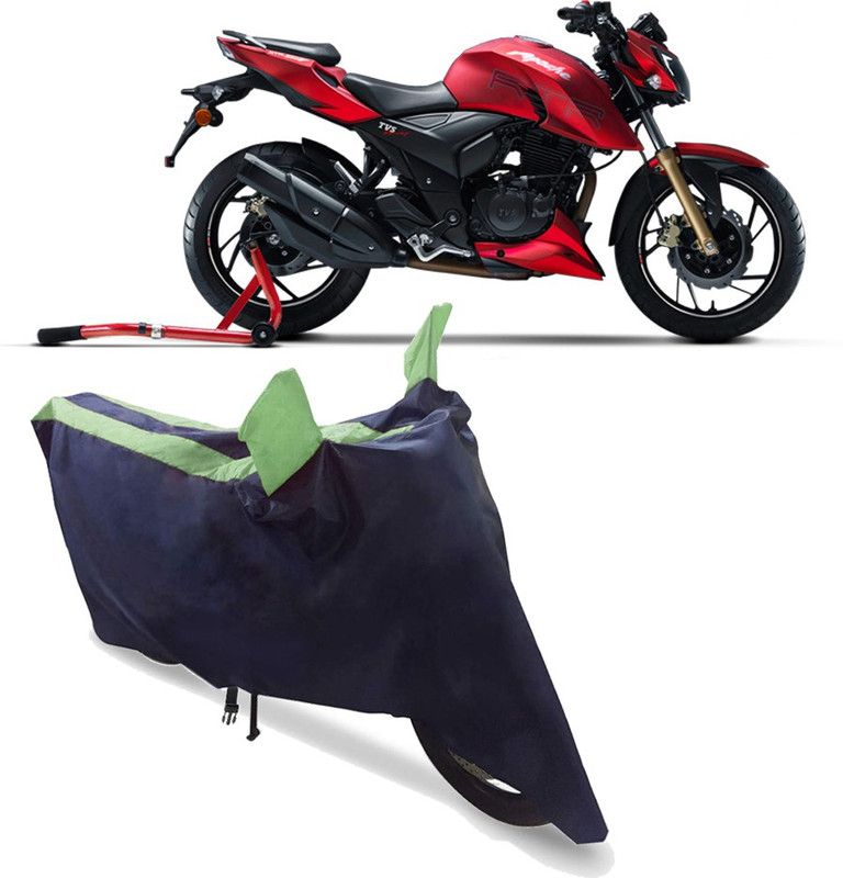 EXOME Two Wheeler Cover for TVS  (Apache RTR 200 4V, Green)