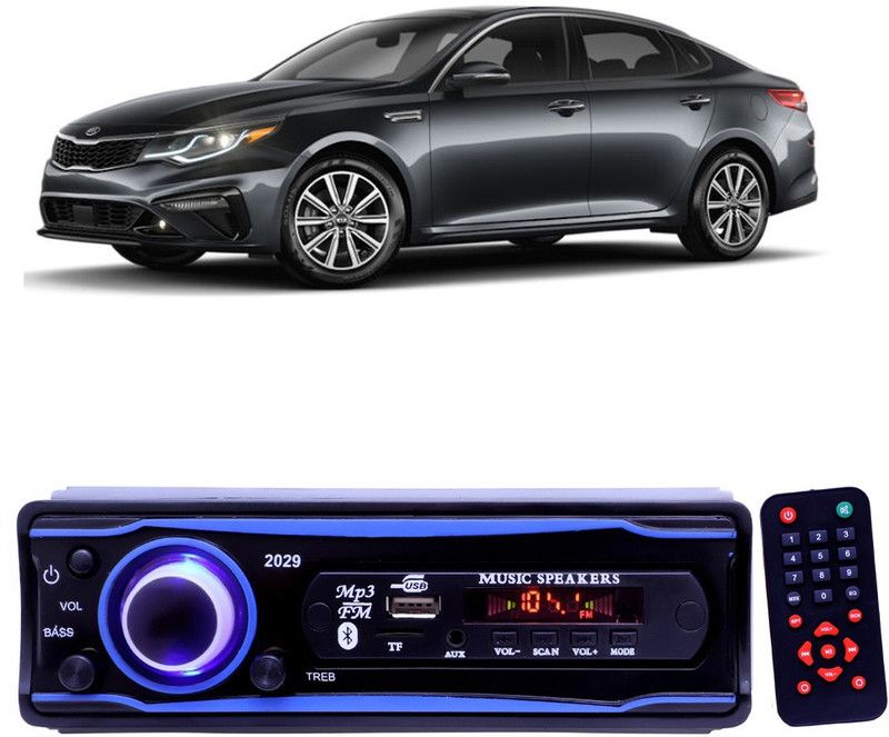 EverLand Blue 2029 USB/AUX/SD/BLUETOOTH/FM/MP3 BOOM MASTER STANDARD- E 232 Car Stereo  (Single Din)