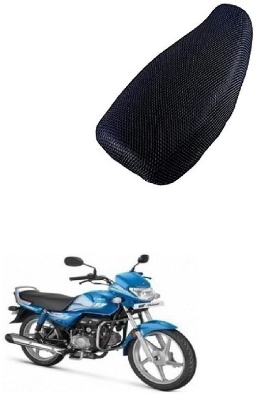 Life Systems Enterprises BSJ BLACK SEAT COVER JALI 11 Single Bike Seat Cover For Hero Universal For Bike