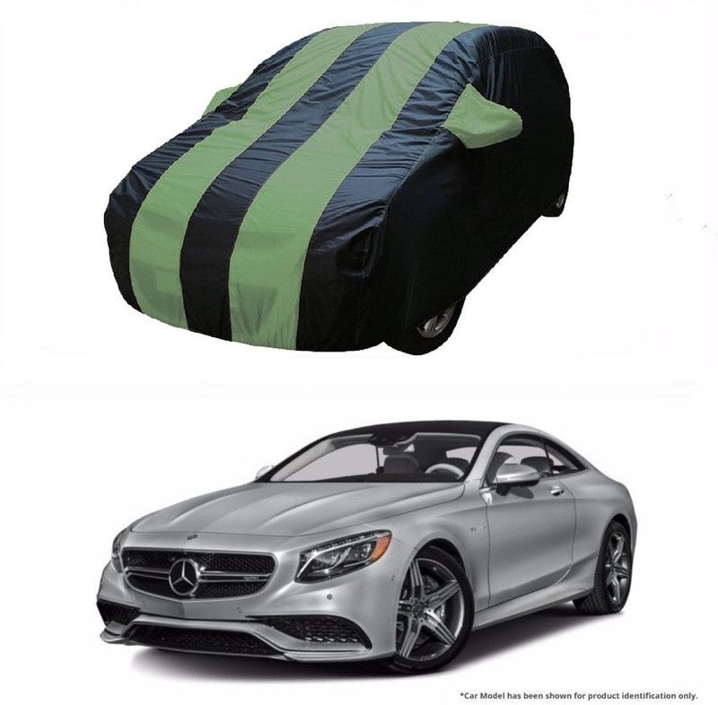 Flipkart SmartBuy Car Cover For Mercedes Benz E240 (With Mirror Pockets)  (Green, Blue)