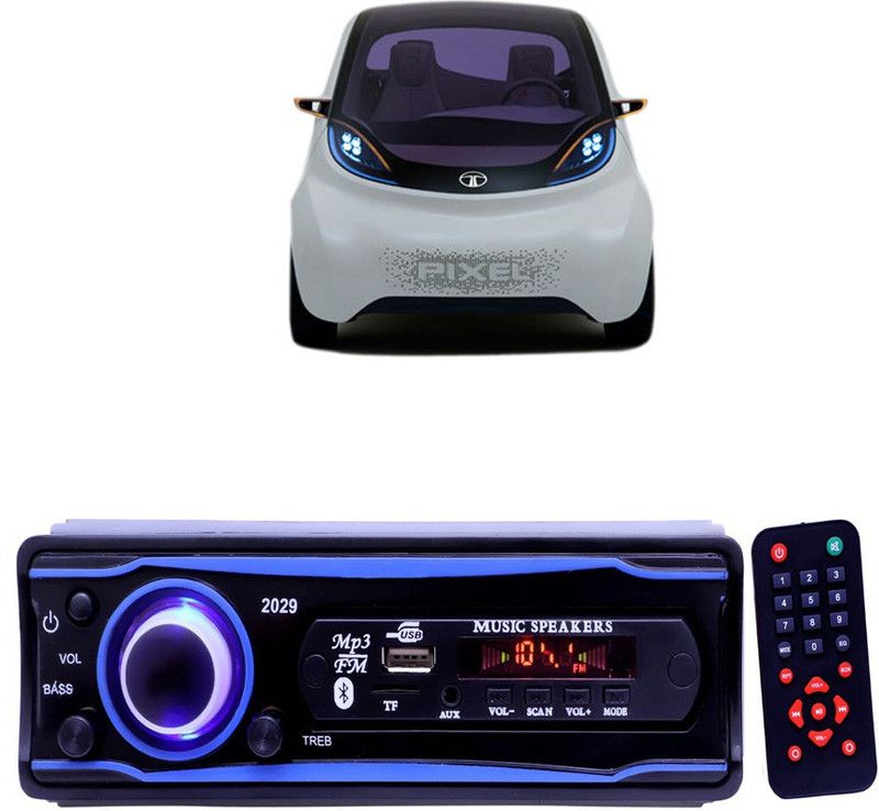 YUNEIK Blue 2029 USB/AUX/SD/BLUETOOTH/FM/MP3 BOOM MASTER STANDARD- Y 530 Car Stereo  (Single Din)