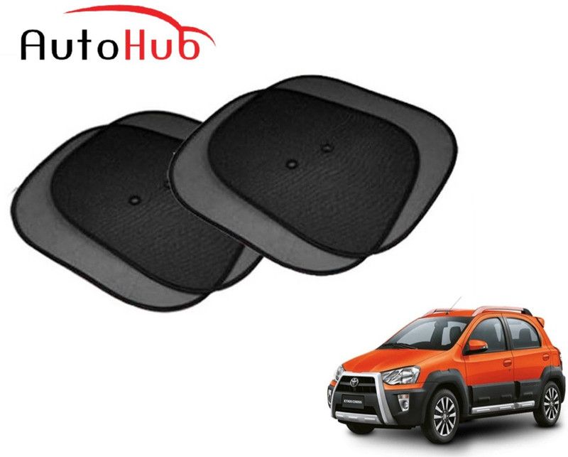 Auto Hub Side Window Sun Shade For Toyota Etios Cross  (Black)