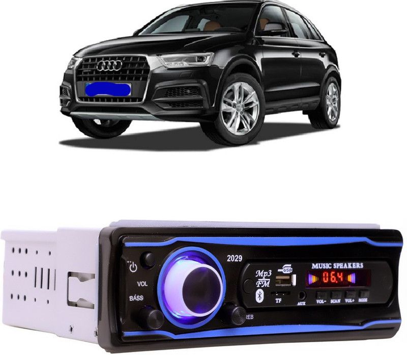 Bluedrum Blue Stereo-999 BLUETOOTH/USB/SD/AUX/FM/MP3 (BLUE & Black)-15 Car Stereo  (Single Din)