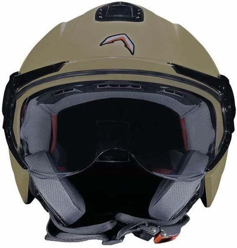 MAVOX OX10 580 Open Face (Olive Green, 580 mm) Motorbike Helmet  (Olive Green)