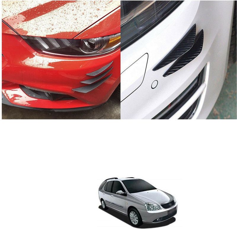 XZRTZ Car Side Air Flow Vent Fender Cover Intake Grille Sticker Universal 475 Car Beading Roll For Bumper  (13 m)