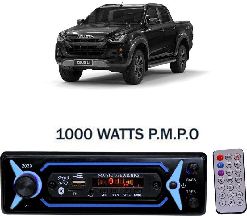 JBRIDERZ P-2030 Blue BLUETOOTH/USB/SD/AUX/FM/MP3 Car Stereo ( Single Din) E-212 Car Stereo  (Single Din)
