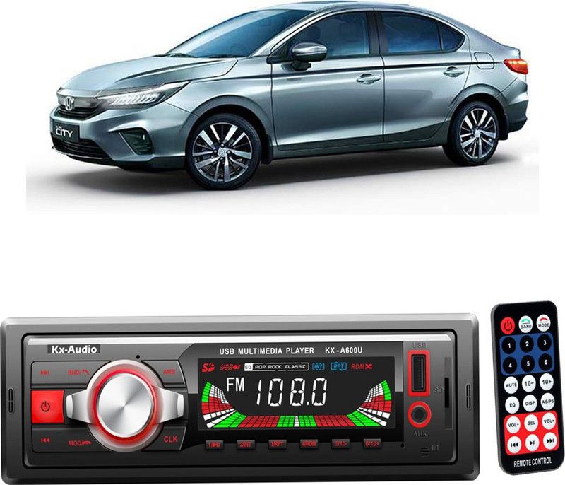 JBRIDERZ KX-A600U BLUETOOTH/USB/SD/AUX/FM/MP3 with Phone Caller Id Receiver JB-1217 Car Stereo  (Single Din)