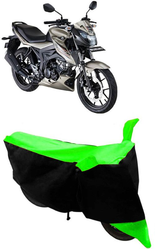 Elegance Two Wheeler Cover for Suzuki  (Bandit, Green)