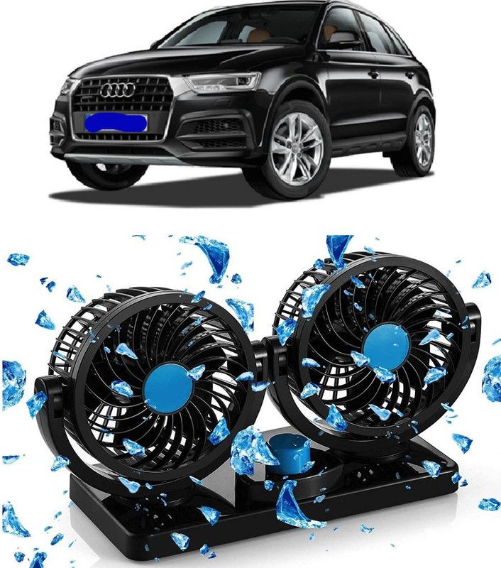 Enfield Works Car Fan 12V 360 Head 2 Speed Quiet Strong for All Auto Vehicles-CF013 Car Interior Fan  (12 V)