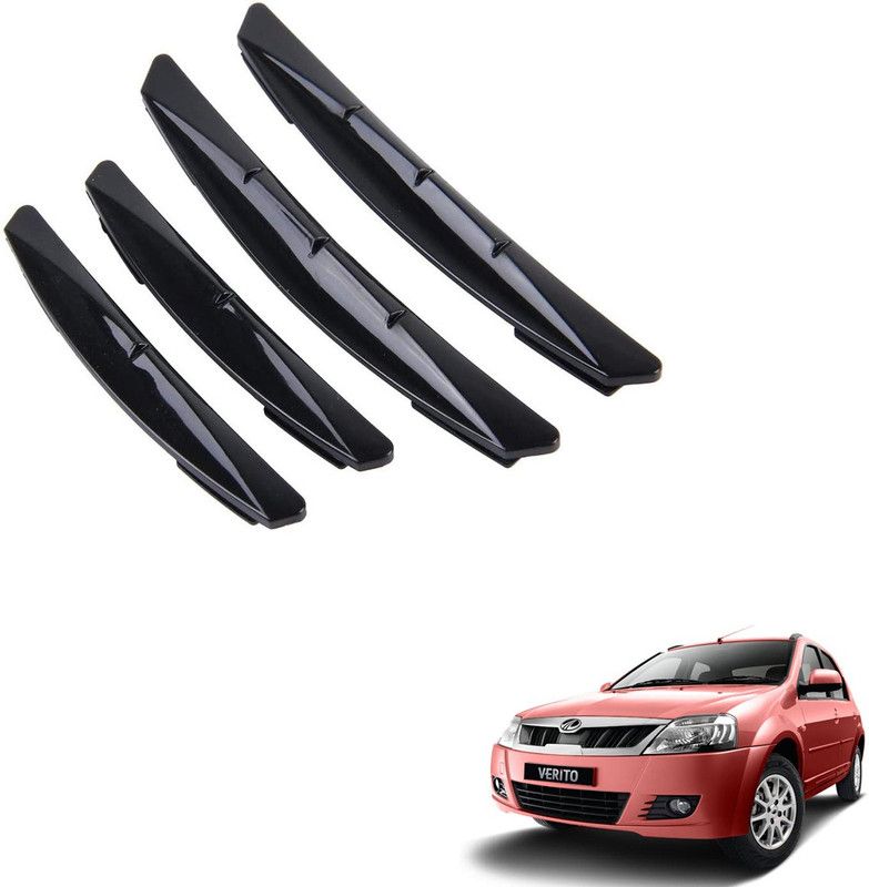 SEMAPHORE Plastic Car Door Guard  (Black, Pack of 4, Mahindra, Verito)