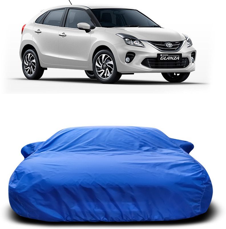 Ascension Car Cover For Toyota Glanza (With Mirror Pockets)  (Blue)