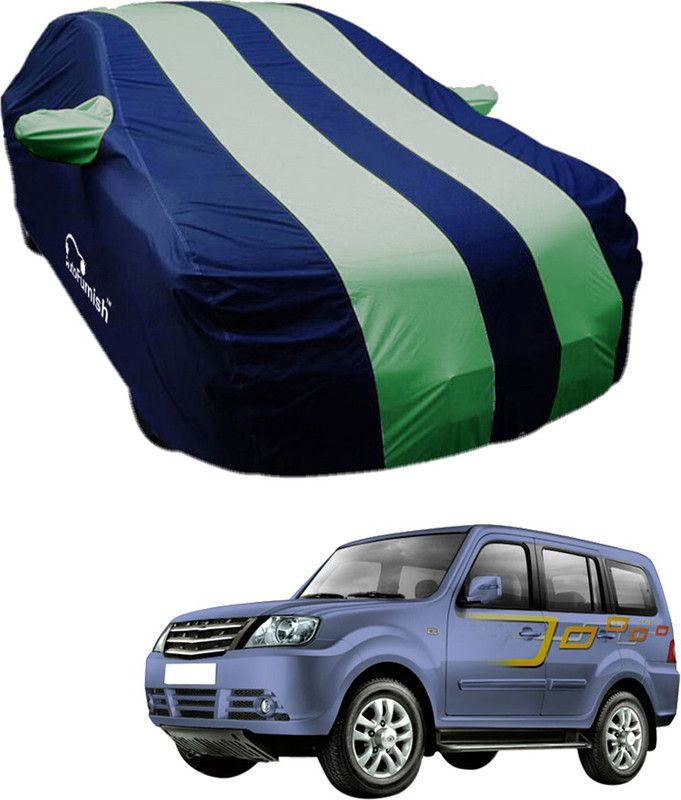 AutoFurnish Car Cover For Tata Sumo Grande (With Mirror Pockets)  (Blue, Green, For 2008, 2009 Models)