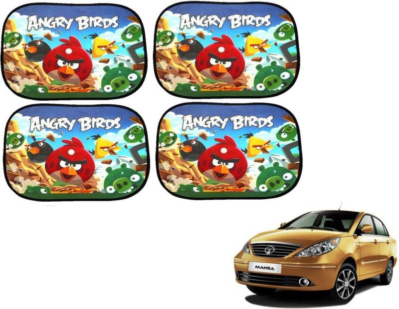 MOCKHE Side Window Sun Shade For Tata Manza  (Multicolor)