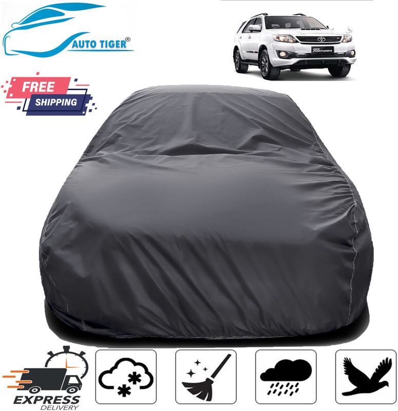 AutoTiger Car Cover For Toyota New Fortuner (Without Mirror Pockets)  (Multicolor, For 2019, 2020, 2021, 2022 Models)