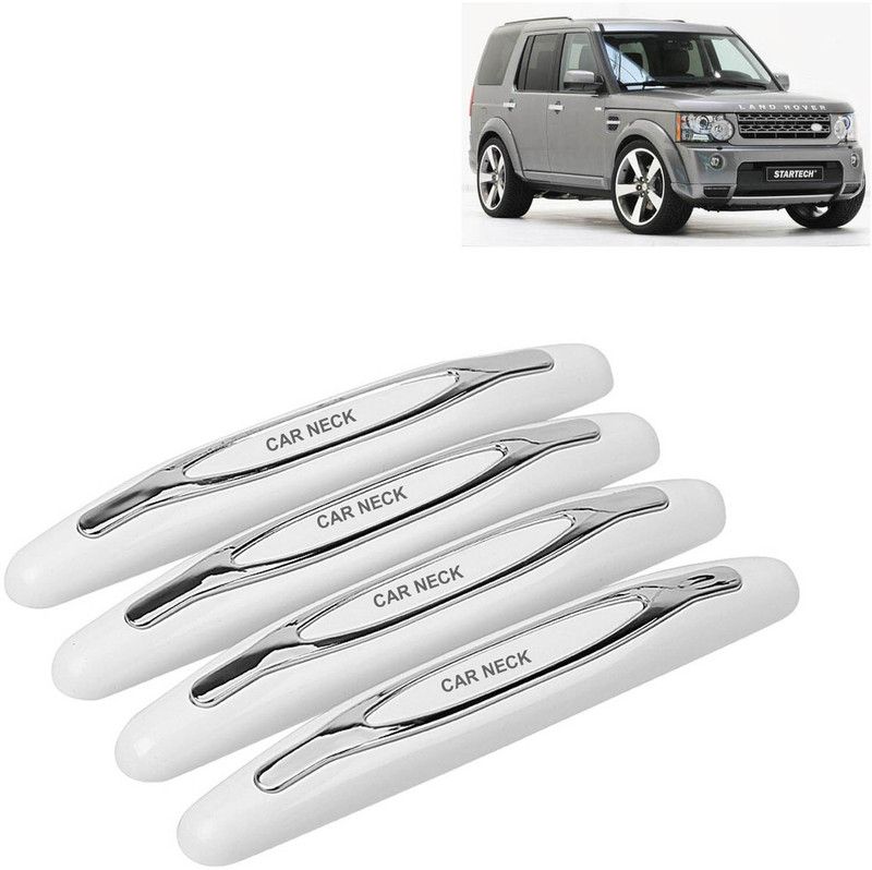 VOCADO Silicone Car Door Guard  (White, Pack of 4, Land Rover, Universal For Car)