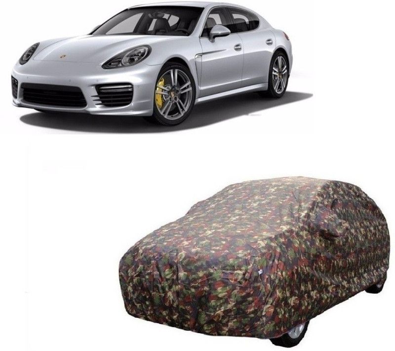 Hynak Car Cover For Porsche Panamera (With Mirror Pockets)  (Green)