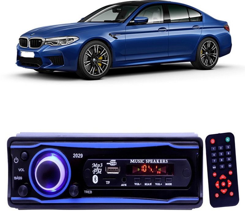 Bluedrum Blue 2029 USB/AUX/SD/BLUETOOTH/FM/MP3 BOOM MASTER STANDARD- B 63 Car Stereo  (Single Din)