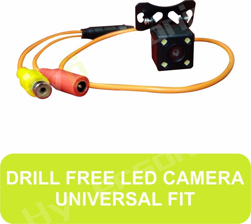 Hypersonic NUMBER PLATE DRILL FREE MOVING CAR REAR VIEW NUMBER PLATE DRILL FREE MOVING CAR Vehicle Camera System