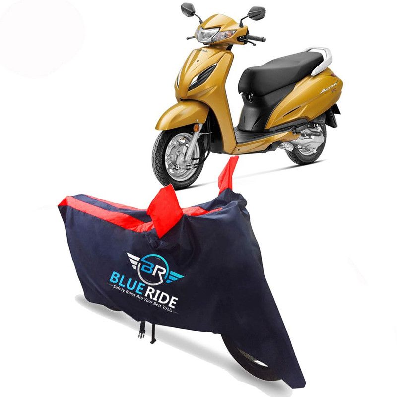 BLUERIDE Two Wheeler Cover for Honda  (Activa 6G, Red)
