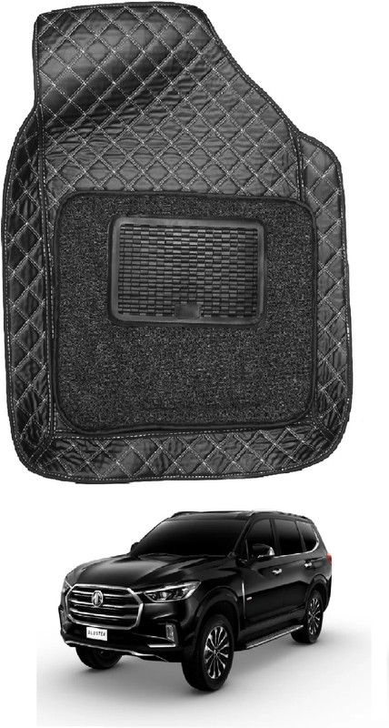 Auto Hub Leatherite 7D Mat For MG Gloster  (Black)