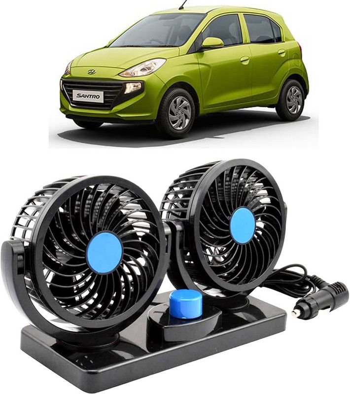 Amulite Car Fan 12V 360 Head 2 Speed Quiet Strong for All Auto Vehicles-Evl-107 Car Interior Fan  (12 V)