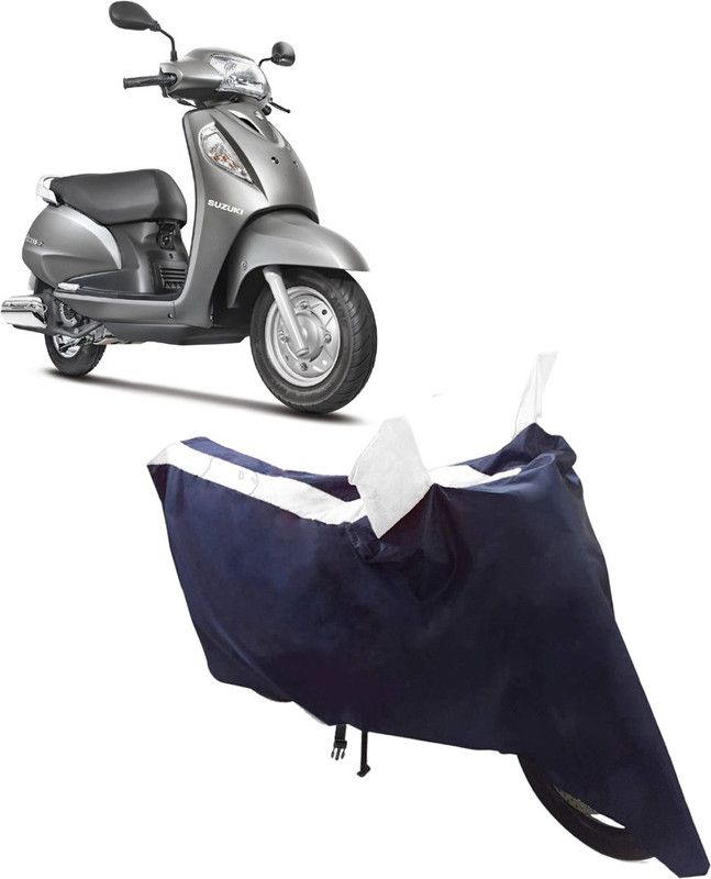BLUERIDE Two Wheeler Cover for Suzuki  (Access 125, White)