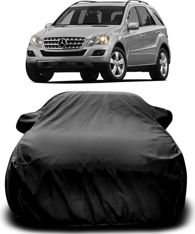Genipap Car Cover For Mercedes Benz ML (With Mirror Pockets)  (Black)
