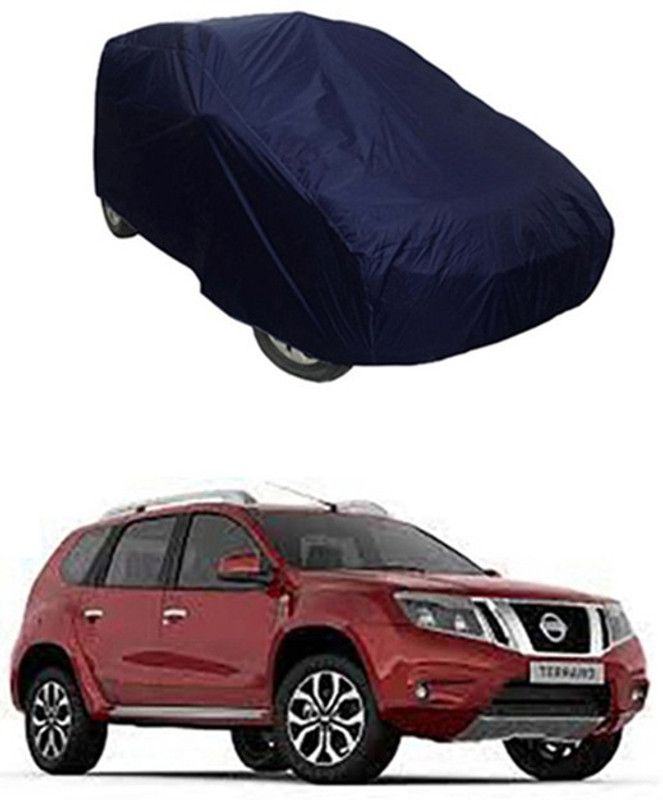 APNEK Car Cover For Nissan Terrano (With Mirror Pockets)  (Blue)
