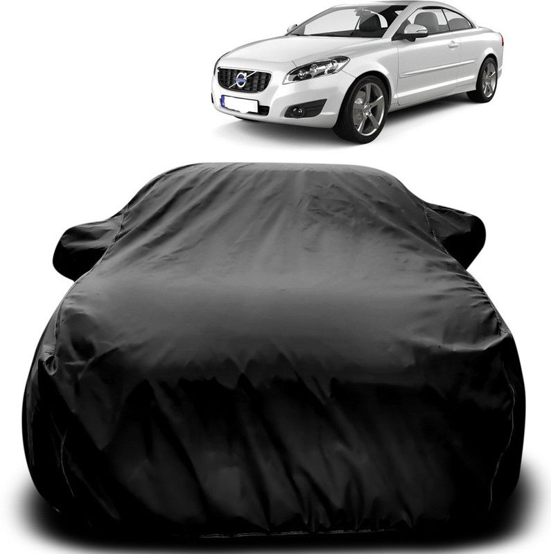 Purpleheart Car Cover For Volvo C70 (With Mirror Pockets)  (Black)