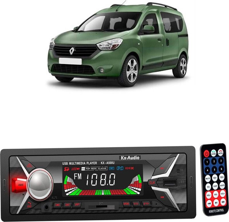 JBRIDERZ KX-A500U BLUETOOTH/USB/SD/AUX/FM/MP3 with Phone Caller Id Receiver B 468 Car Stereo  (Single Din)