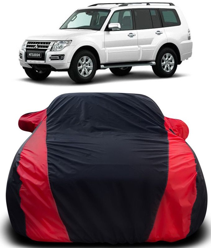 THE REAL ARV Car Cover For Mitsubishi Montero (With Mirror Pockets)  (Black, Red)