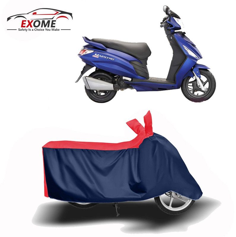 EXOME Two Wheeler Cover for Hero  (Maestro Edge, Red, Blue)