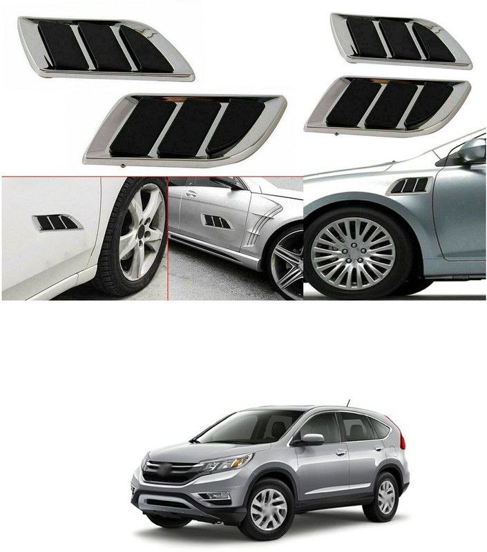 PECUNIA Car Hood Vent Exterior Side Scoop Hood Cover,Exterior Hood Air Vent Trim 69 Matte, Glossy Honda Universal For Car Side Garnish